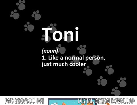 toni definition.